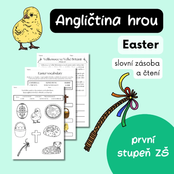 Velikonoce - Easter - vocabulary