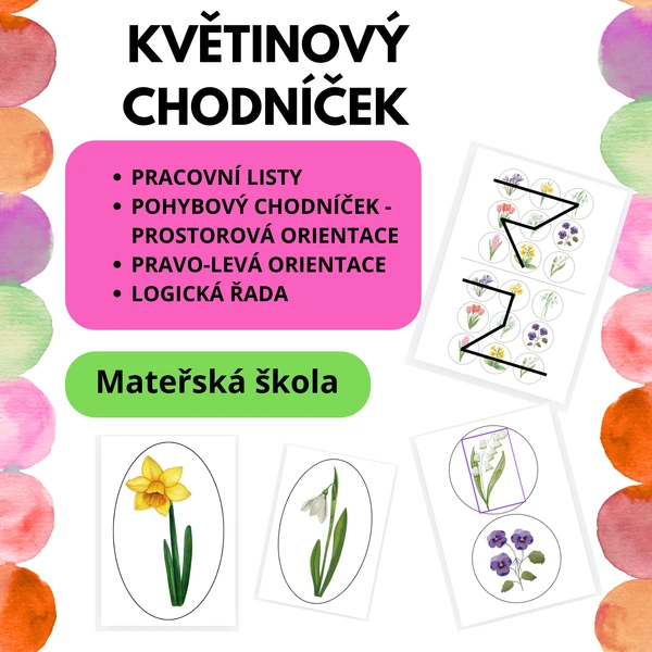 Květinový chodníček