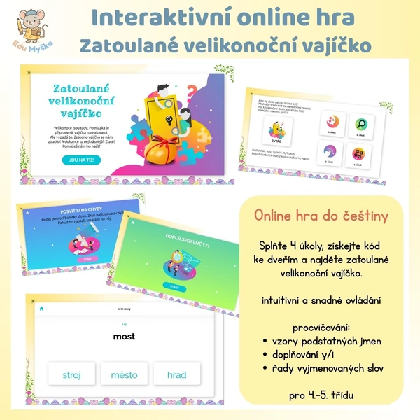 Velikonoční online hra do češtiny