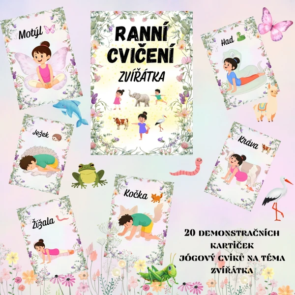 RANNÍ ROZCVIČKA- Zvířátka 🐢🐍🐬
