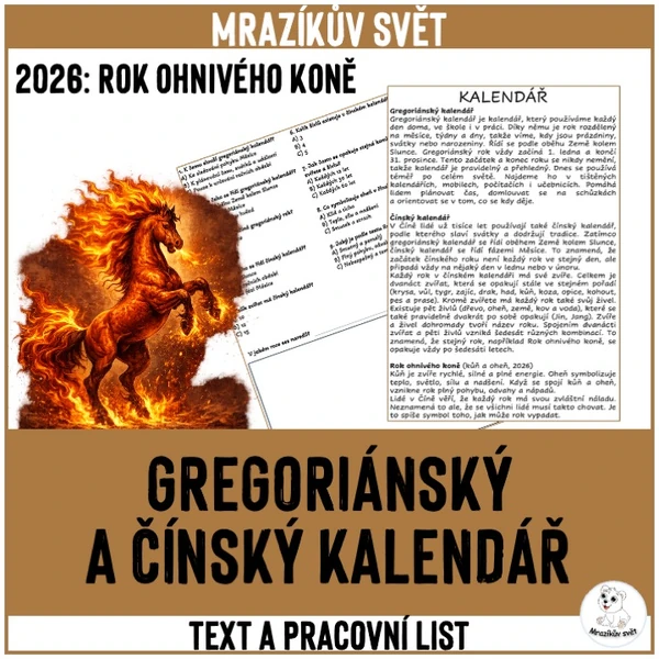 Gregoriánský a čínský kalendář