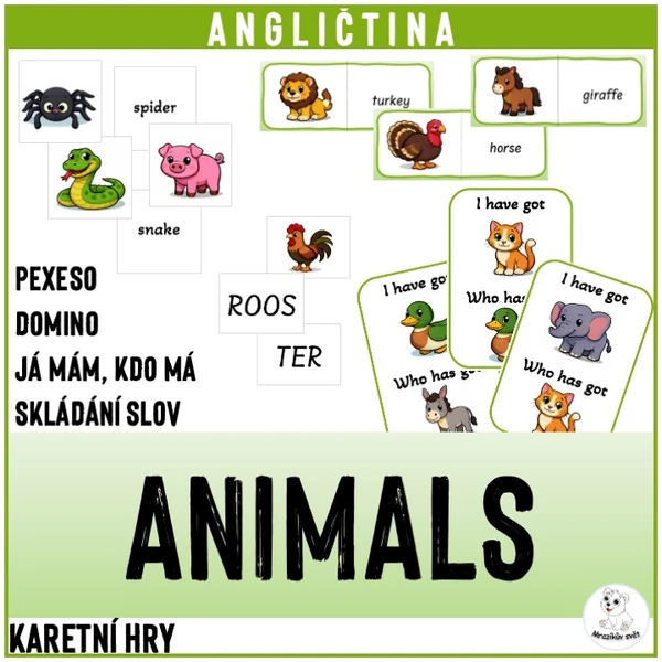 Animals - karetní hry