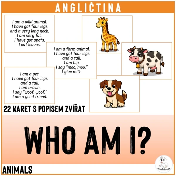 Kdo jsem? - zvířata