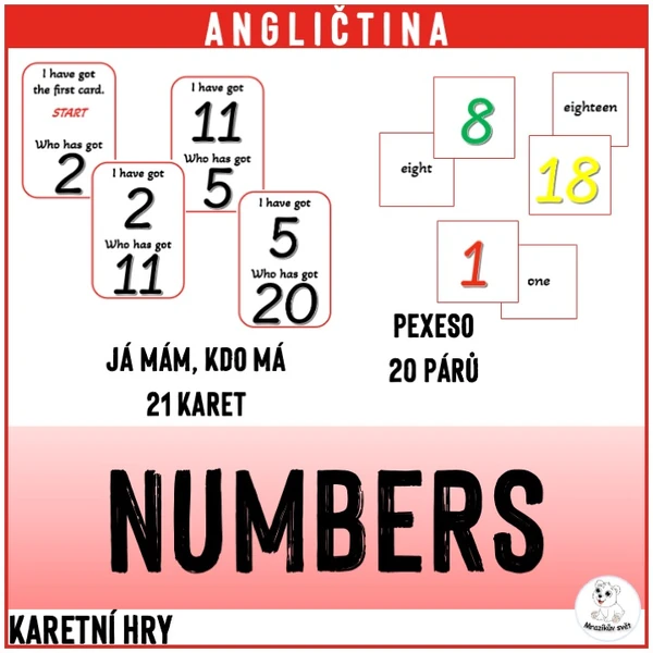 Numbers - karetní hry