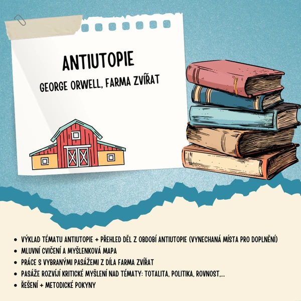 Antiutopie, George Orwell, Farma zvířat