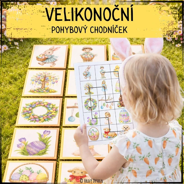 Velikonoční pohybový chodníček