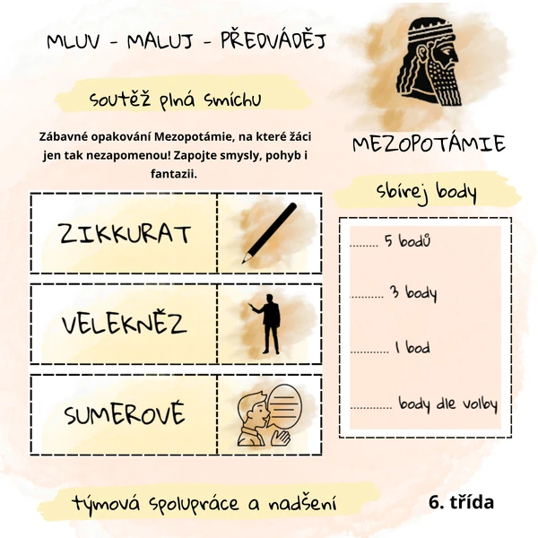 MLUV - MALUJ - PŘEDVÁDĚJ: Mezopotámie
