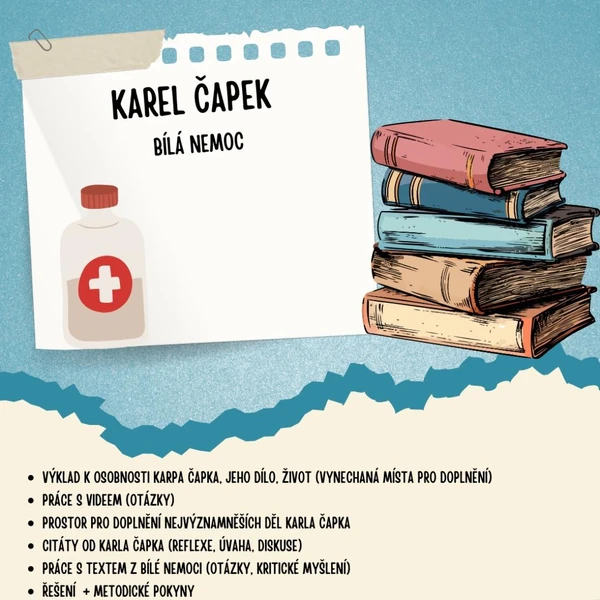 Karel Čapek, Bílá nemoc