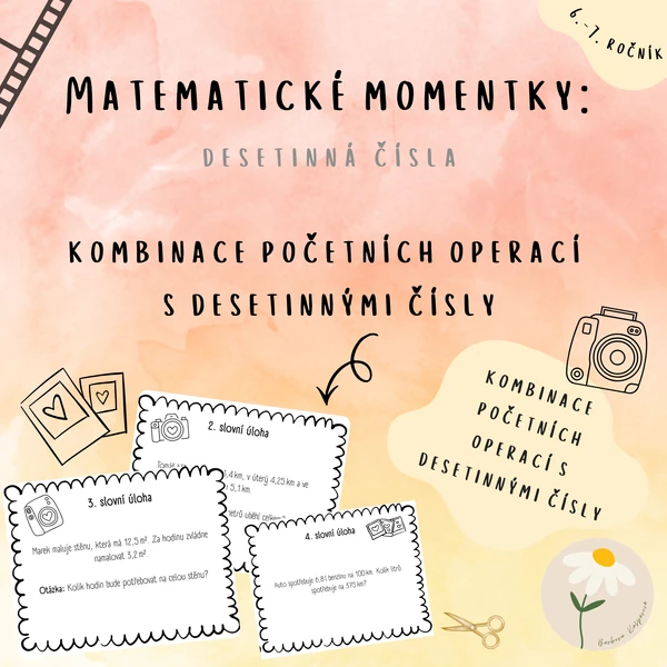 Matematické momentky: desetinná čísla
