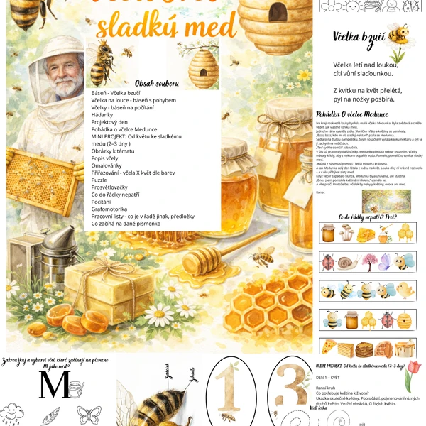 Včelí svět - sladký med