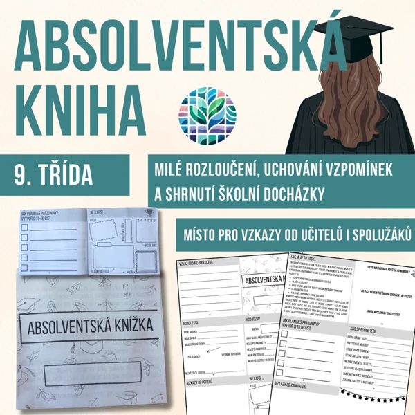Absolventská knížka- konec školního roku- 9. třída