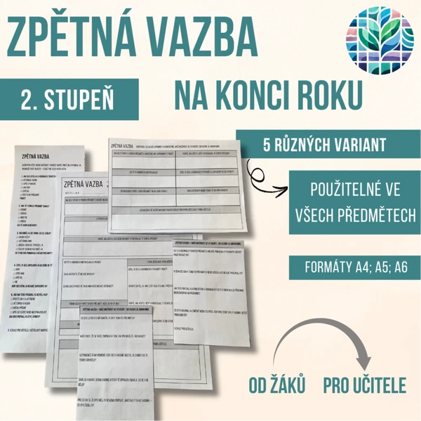 Zpětná vazba - od žáků pro učitele