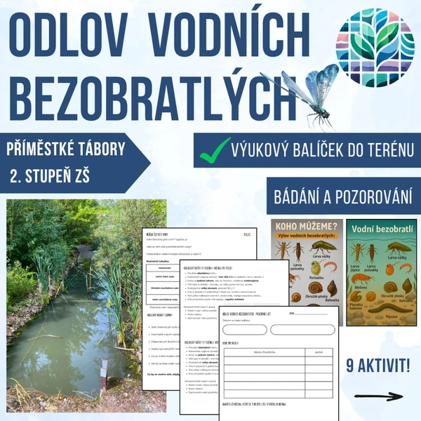 Odlov vodních bezobratlých