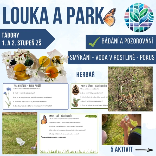 Louka a park – badatelský den v přírodě