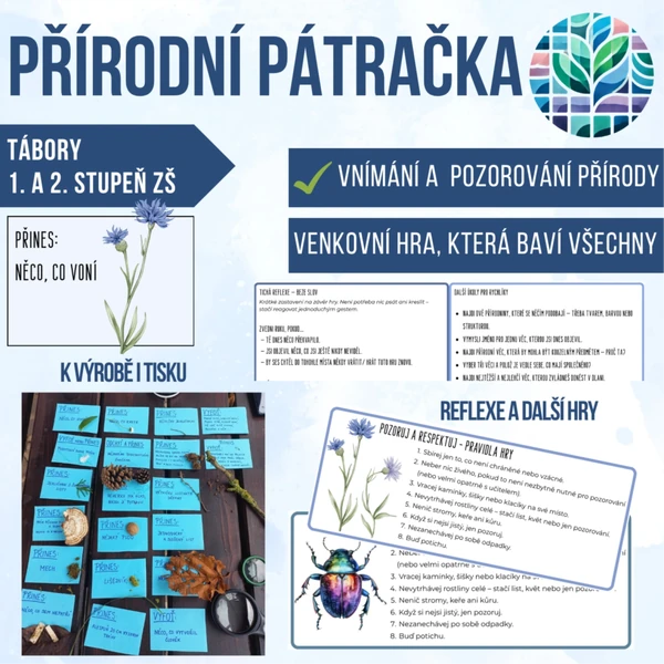 Přírodní pátračka - Najdi, přines, vyfoť
