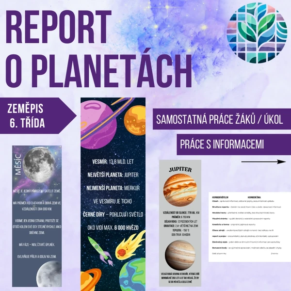 Report o planetách - vesmír