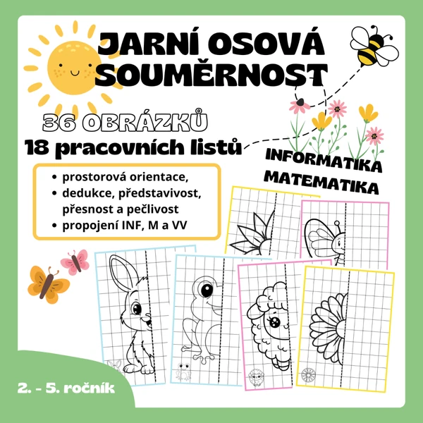 JARNÍ osová souměrnost