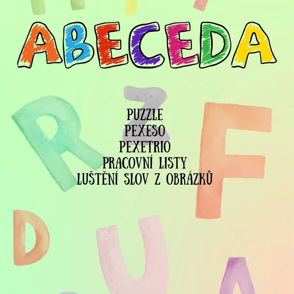 Hravá abeceda - aktivity a hry k procvičování písmen