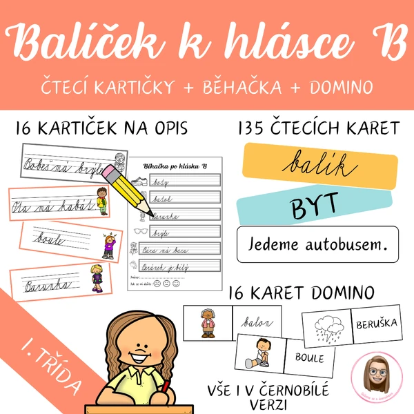 HLÁSKA B - balíček aktivit
