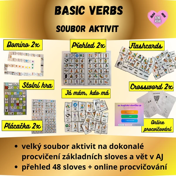 Basic verbs - soubor aktivit