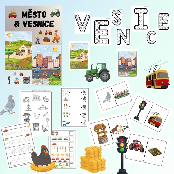 Město & Vesnice 🚜🚃