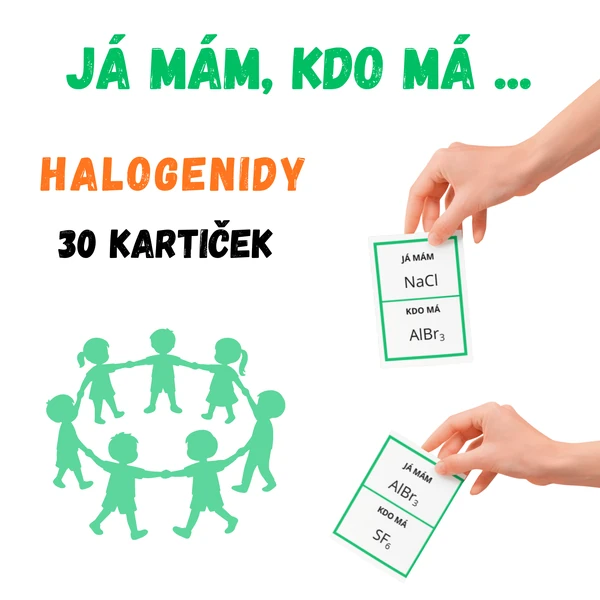 Názvosloví halogenidů - Já mám, kdo má?
