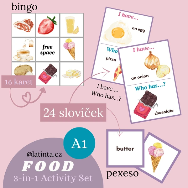 FOOD: 3-in-1 Activity Set