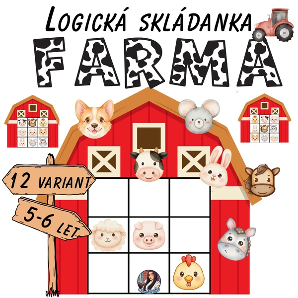 Logická skládanka-FARMA