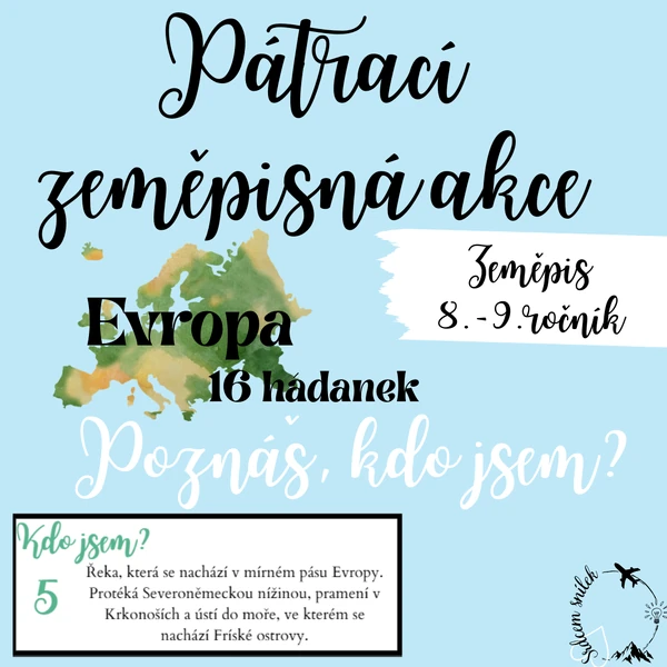 Evropa - Poznáš, kdo jsem? 16 hádanek