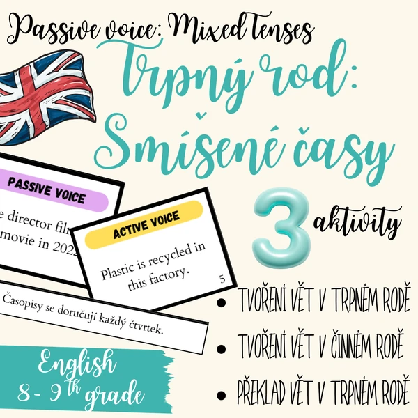 Trpný rod: Smíšené časy / Passive voice: Mixed Tenses