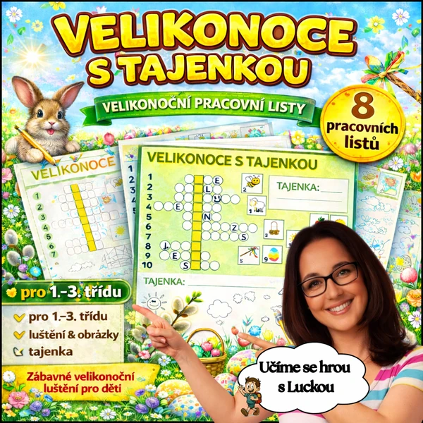 VELIKONOCE S TAJENKOU vhodné pro 1. - 3. třídu