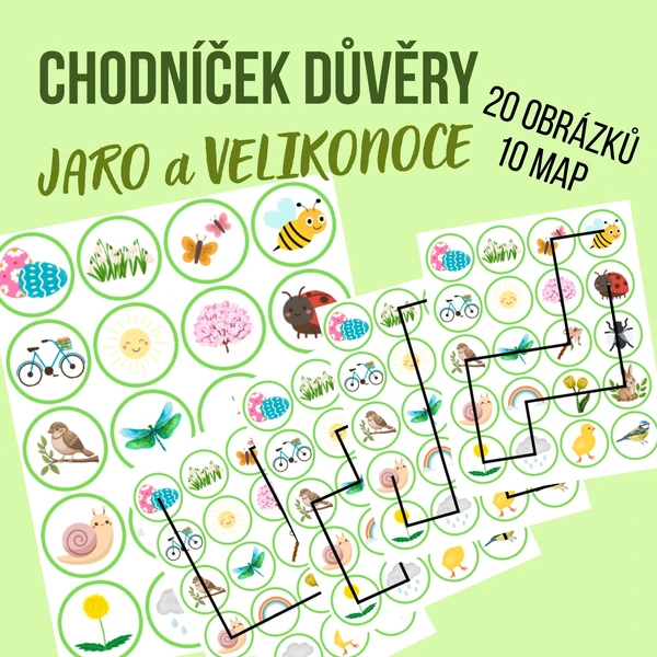 Chodníček důvěry - Jaro a Velikonoce 🌸🐣