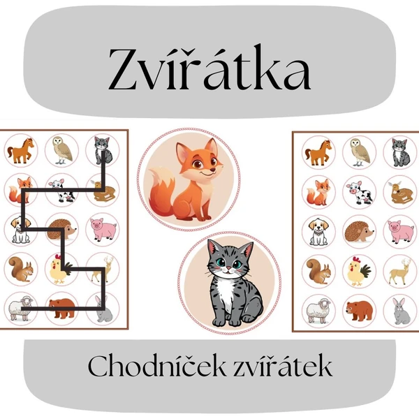 Chodníček zvířátek