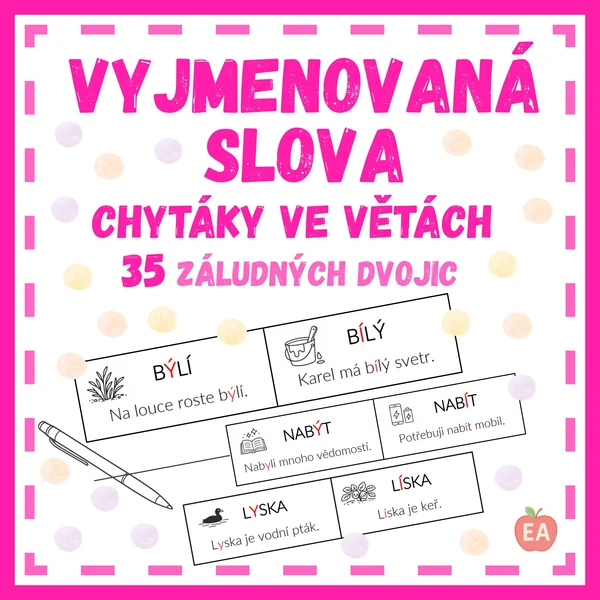 Vyjmenovaná slova - chytáky