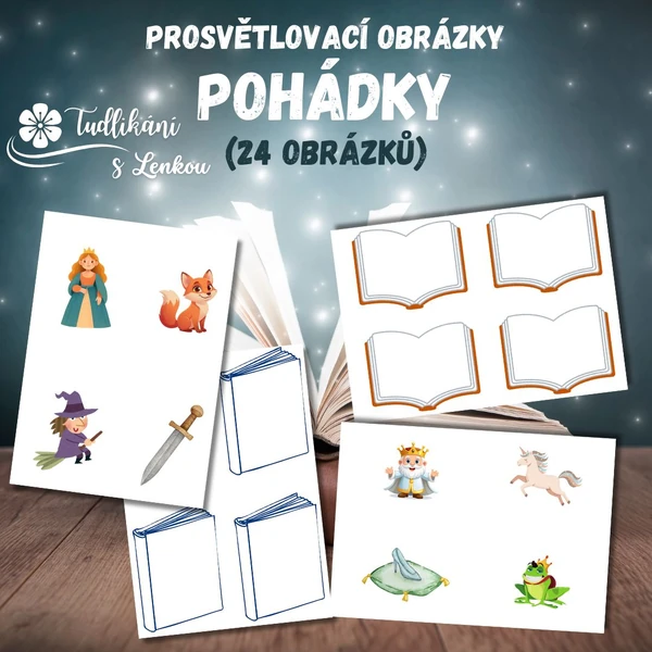 Prosvětlovací obrázky - Pohádky