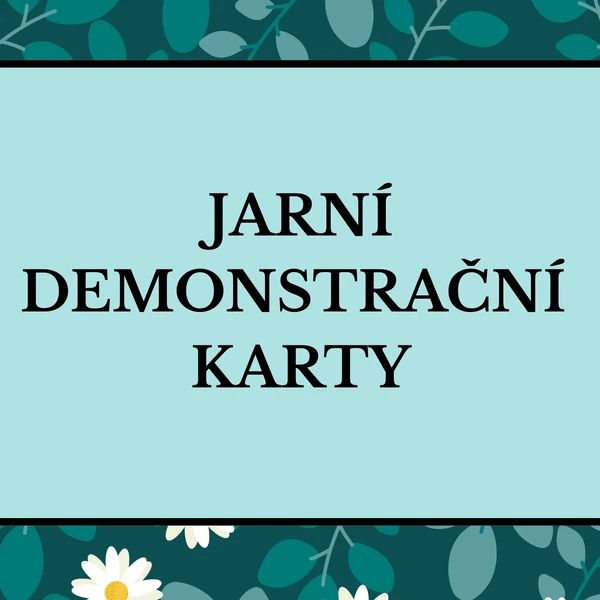 Jarní demonstrační karty