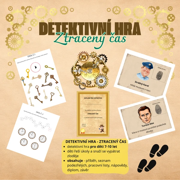 DETEKTIVNÍ HRA - ZTRACENÝ ČAS
