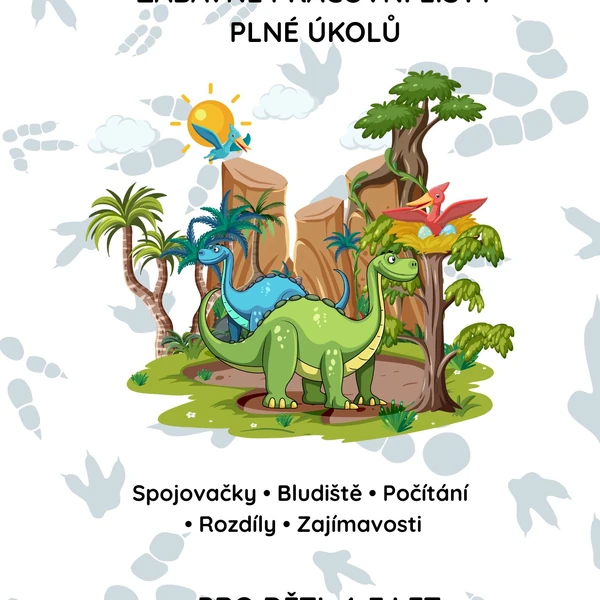 Dinosauří pracovní listy