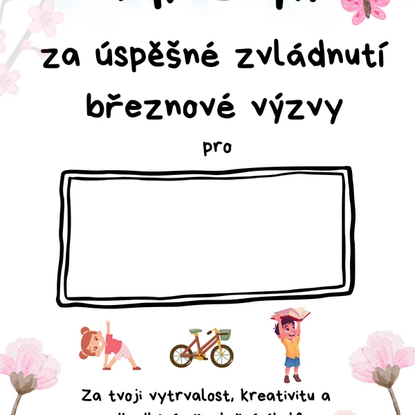 Výzva na jaro / výzva na březen