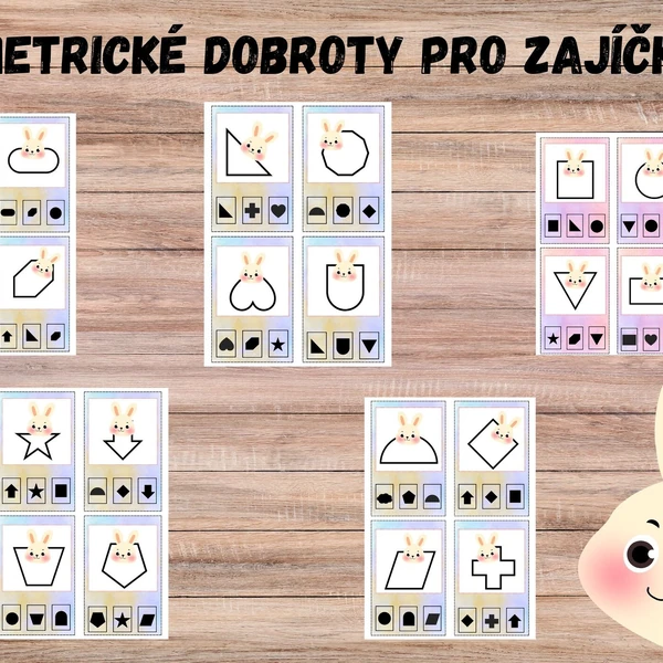 Geometrické dobroty pro Zajíčka