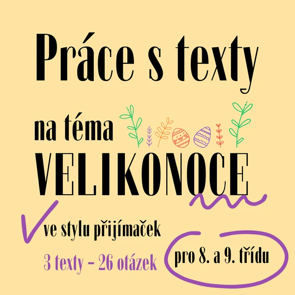 Práce s texty - Velikonoce