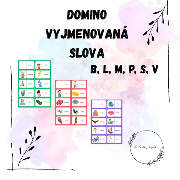 Domino vyjmenovaná slova