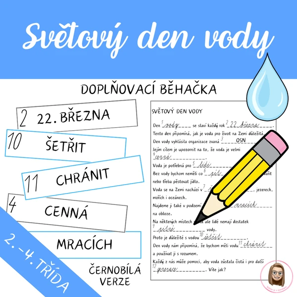 SVĚTOVÝ DEN VODY - doplňovací běhačka