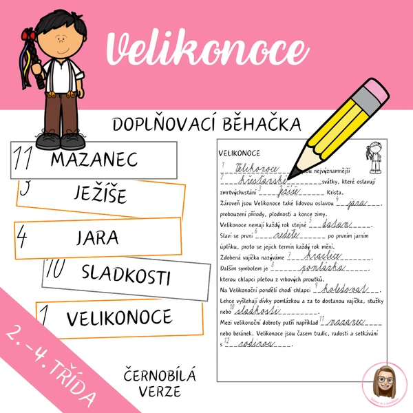 VELIKONOCE - doplňující běhačka