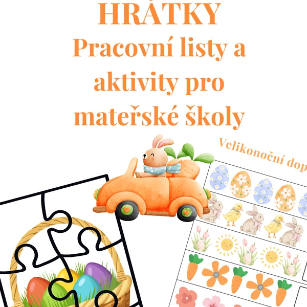 Velikonoční hrátky - pracovní listy a aktivity pro MŠ