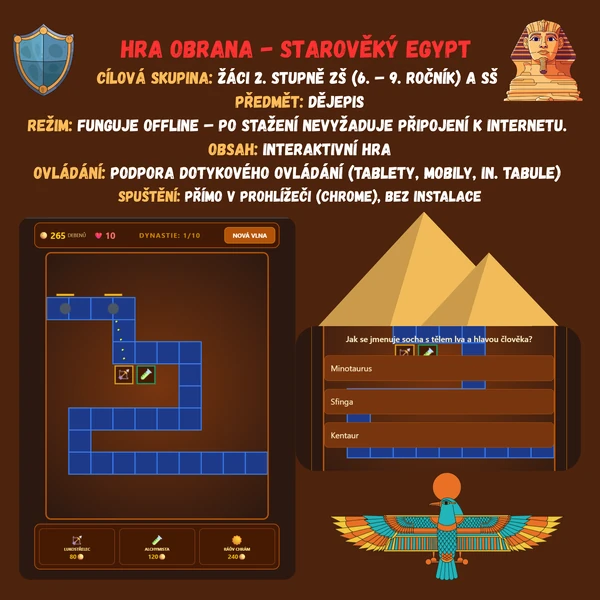 Hra obrana - Starověký Egypt