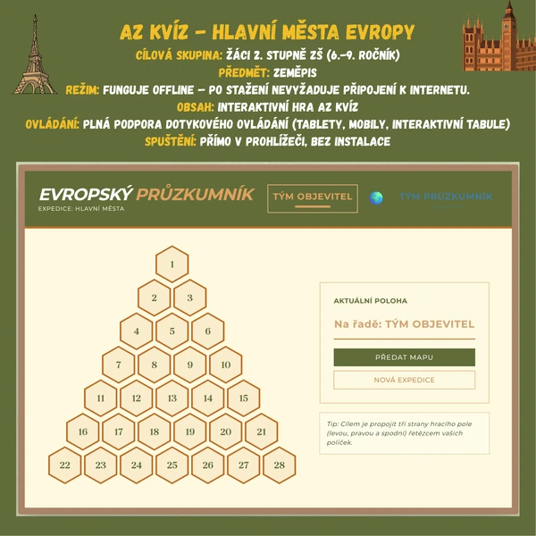 AZ kvíz - Hlavní města Evropy