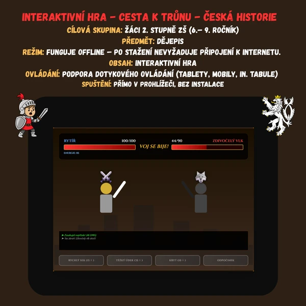 Interaktivní hra - Cesta k trůnu - Česká historie 