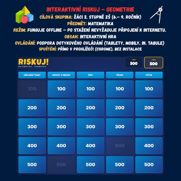 Riskuj! - Geometrie