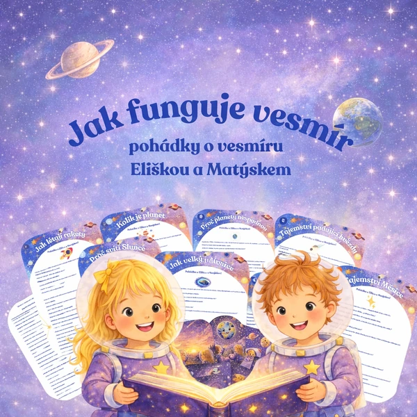 🚀 Jak funguje vesmír Pohádky o vesmíru s Eliškou a Matýskem ✨